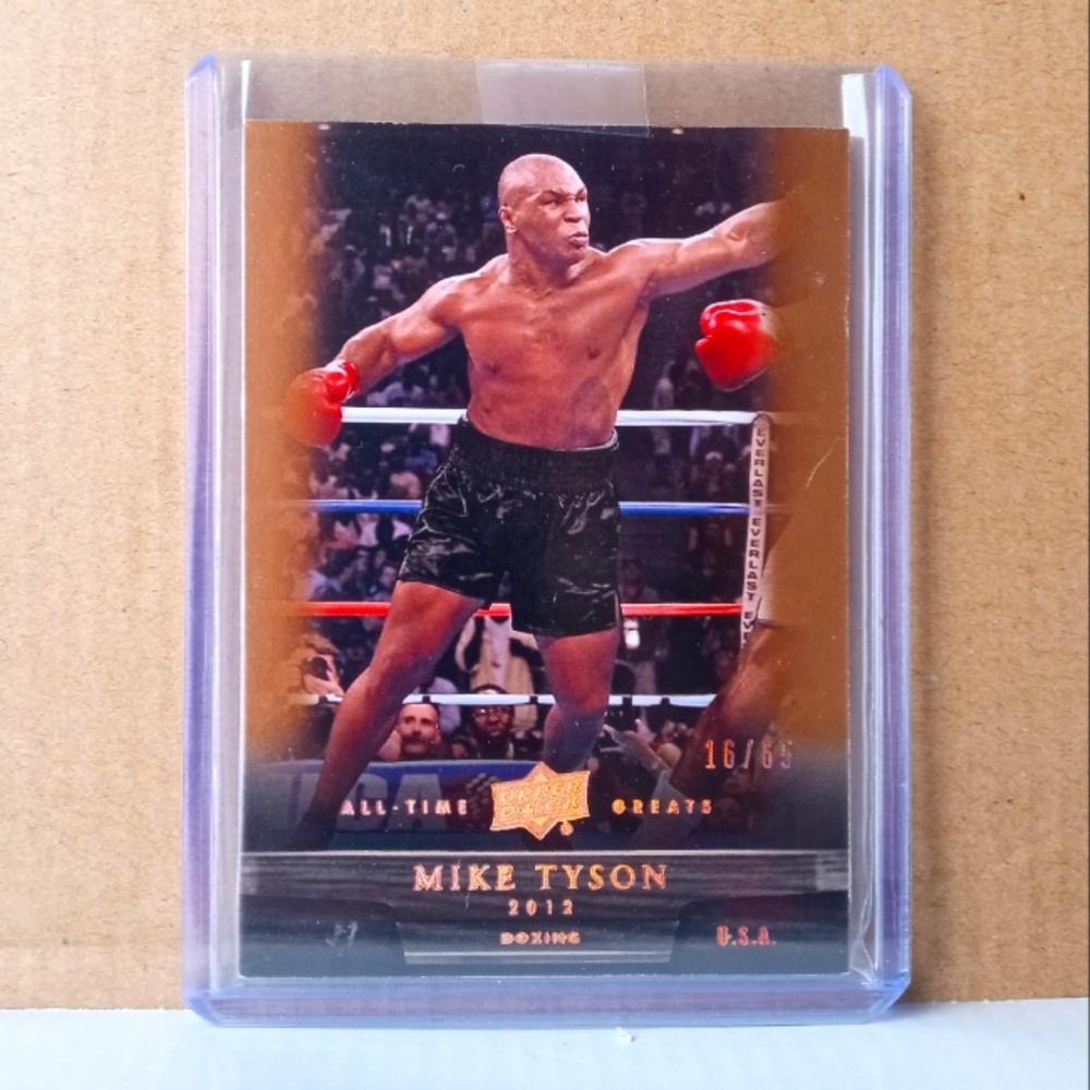 🥊🏆Mike Tyson "Copper Spectrum - 16/65 Insert" Card🏆🥊